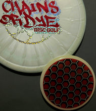 Load image into Gallery viewer, Dyed Axiom Total Eclipse Glow “Honeycomb” - Lens Cap Mini Chains Or Dye