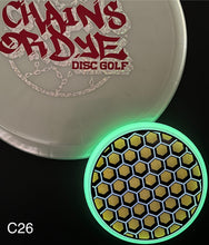 Load image into Gallery viewer, Dyed Axiom Total Eclipse Glow “Honeycomb” - Lens Cap Mini Chains Or Dye