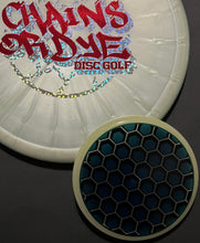 Load image into Gallery viewer, Dyed Axiom Total Eclipse Glow “Honeycomb” - Lens Cap Mini Chains Or Dye