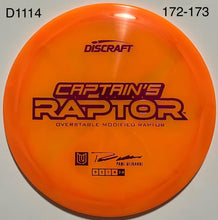 Load image into Gallery viewer, Discraft Captain’s Raptor - 2025 Paul Ulibarri Special Blend Z Swirl