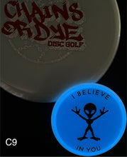 Load image into Gallery viewer, Dyed Axiom Total Eclipse Glow “Aliens Believe In You” - Lens Cap Mini Chains Or Dye