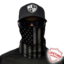 Load image into Gallery viewer, SA Co Multi-Purpose Face Shield - Blackout American Flag