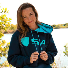 Load image into Gallery viewer, SA Co. Classic Lined Hoodie - Tonal Tidal Waves