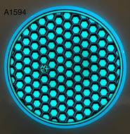 Dyed Axiom Hex - Total Eclipse Glow “Honeycomb” by Chains Or Dye