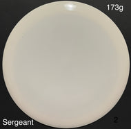 Dynamic Discs Fuzion Sergeant Blank White