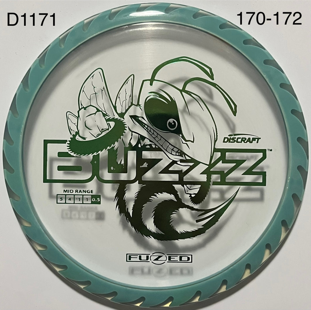 Discraft Fuzed Line Z Buzzz with BuzzzSaw Pattern