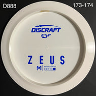 Discraft Paul McBeth Bottom Stamped Blank White ESP Zeus