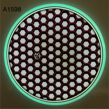Load image into Gallery viewer, Dyed Axiom Hex - Total Eclipse Glow “Honeycomb” by Chains Or Dye
