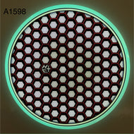 Dyed Axiom Hex - Total Eclipse Glow “Honeycomb” by Chains Or Dye