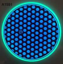 Load image into Gallery viewer, Dyed Axiom Hex - Total Eclipse Glow “Honeycomb” by Chains Or Dye
