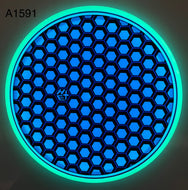 Dyed Axiom Hex - Total Eclipse Glow “Honeycomb” by Chains Or Dye