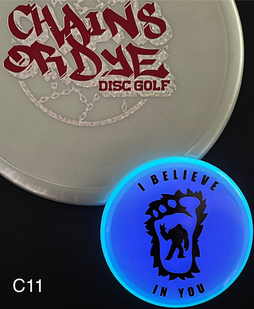 Dyed Axiom Total Eclipse Glow “Sam Squatch” - Lens Cap Mini Chains Or Dye