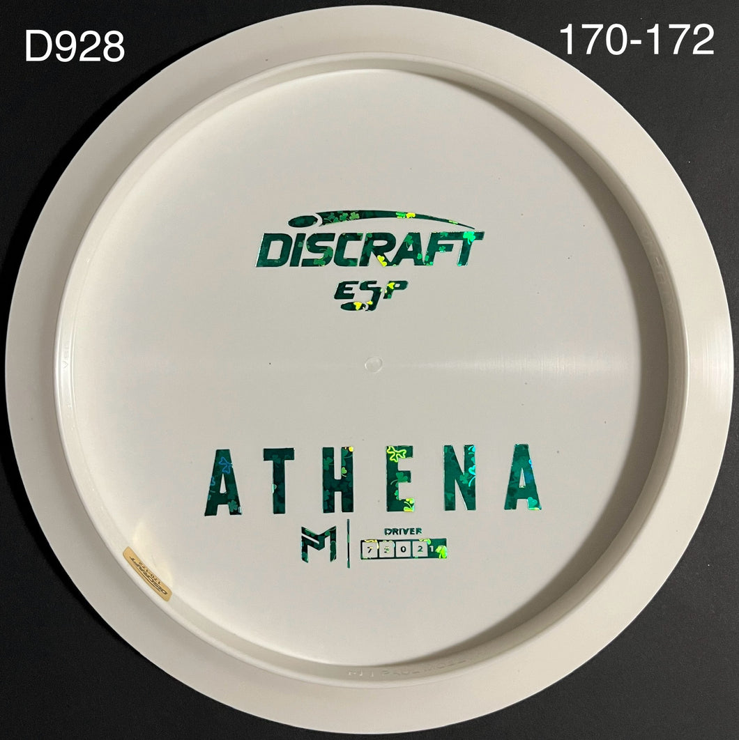 Discraft Paul McBeth Bottom Stamped White ESP Athena