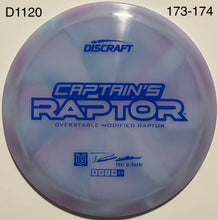 Load image into Gallery viewer, Discraft Captain’s Raptor - 2025 Paul Ulibarri Special Blend Z Swirl
