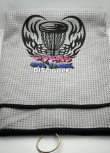 Load image into Gallery viewer, 16x26 “ProTowels” Microfiber Waffle Disc Golf/Golf Towel with Corner Grommet and Hook - “Chains Or Dye”
