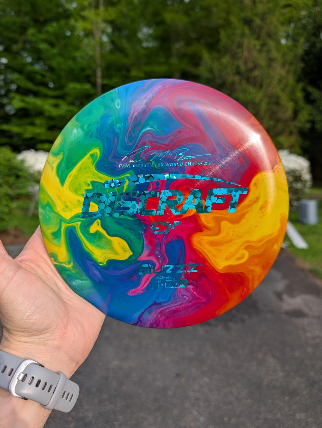 Dyed Discraft Paul McBeth ESP Buzzz by DarroJDyes
