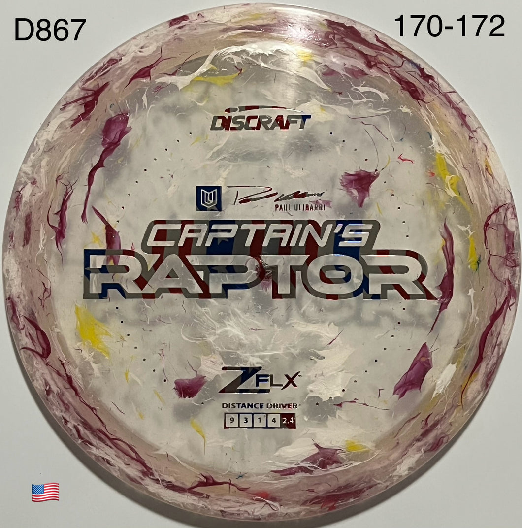 Discraft Captains Raptor - Jawbreaker Z FLX