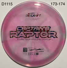 Load image into Gallery viewer, Discraft Captain’s Raptor - 2025 Paul Ulibarri Special Blend Z Swirl
