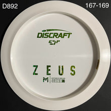 Load image into Gallery viewer, Discraft Paul McBeth Bottom Stamped Blank White ESP Zeus
