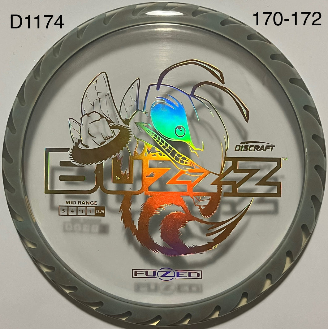 Discraft Fuzed Line Z Buzzz with BuzzzSaw Pattern