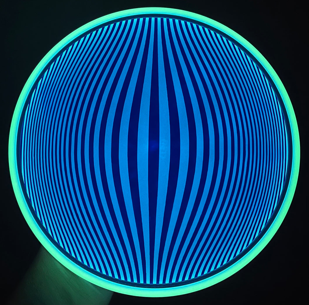 Dyed Axiom Envy - Total Eclipse Glow by Chains Or Dye Disc Golf