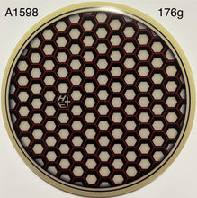Load image into Gallery viewer, Dyed Axiom Hex - Total Eclipse Glow “Honeycomb” by Chains Or Dye

