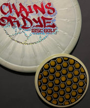 Load image into Gallery viewer, Dyed Axiom Total Eclipse Glow “Honeycomb” - Lens Cap Mini Chains Or Dye
