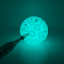 Load image into Gallery viewer, MaxDiscTance “Teal” Glow Suction Cup  Retriever Attachment (5mm Thread)
