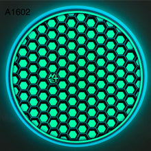 Load image into Gallery viewer, Dyed Axiom Hex (Plate has waves/dents) - Total Eclipse Glow “Honeycomb” by Chains Or Dye
