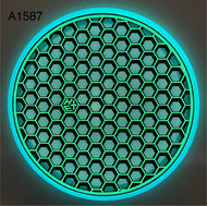 Dyed Axiom Hex - Total Eclipse Glow “Honeycomb” by Chains Or Dye