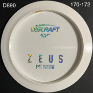 Discraft Paul McBeth Bottom Stamped Blank White ESP Zeus