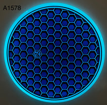 Load image into Gallery viewer, Dyed Axiom Hex - Total Eclipse Glow “Honeycomb” by Chains Or Dye

