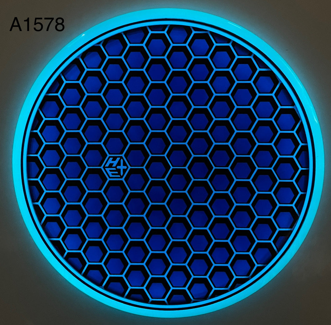 Dyed Axiom Hex - Total Eclipse Glow “Honeycomb” by Chains Or Dye