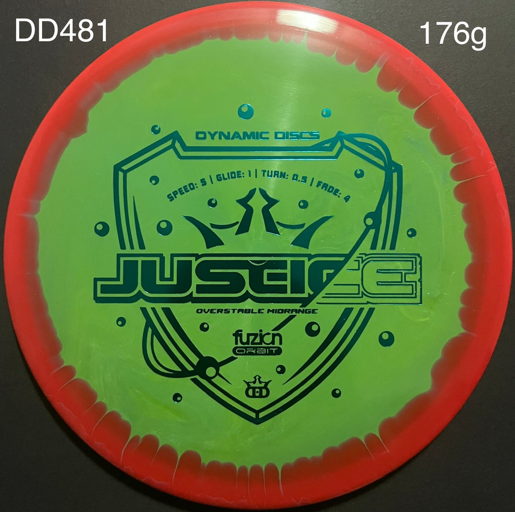 Dynamic Discs Fuzion Orbit Justice