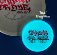 Axiom Total Eclipse Glow - Lens Cap Mini Marker with “Chains Or Dye” Clear Backed Sticker