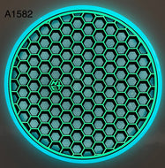 Dyed Axiom Hex - Total Eclipse Glow “Honeycomb” by Chains Or Dye