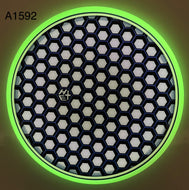 Dyed Axiom Hex - Total Eclipse Glow “Honeycomb” by Chains Or Dye