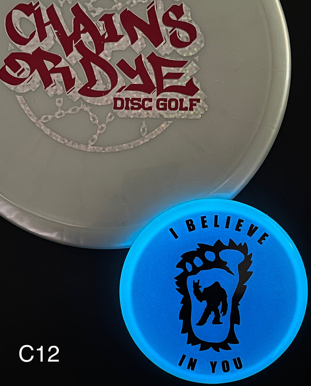 Dyed Axiom Total Eclipse Glow “Sam Squatch” - Lens Cap Mini Chains Or Dye