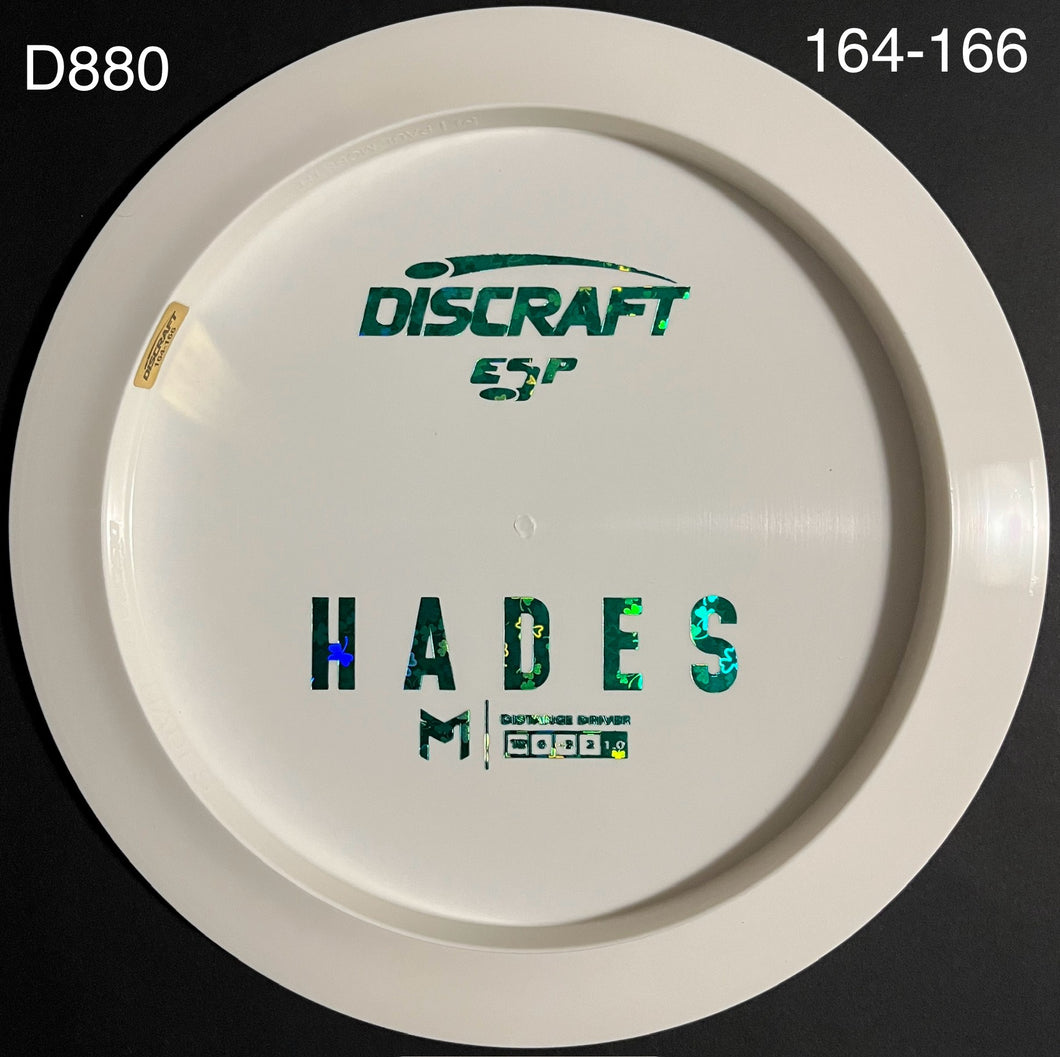 Discraft Paul McBeth Bottom Stamped Blank White ESP Hades