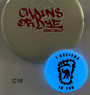 Dyed Axiom Total Eclipse Glow “Sam Squatch” - Lens Cap Mini Chains Or Dye