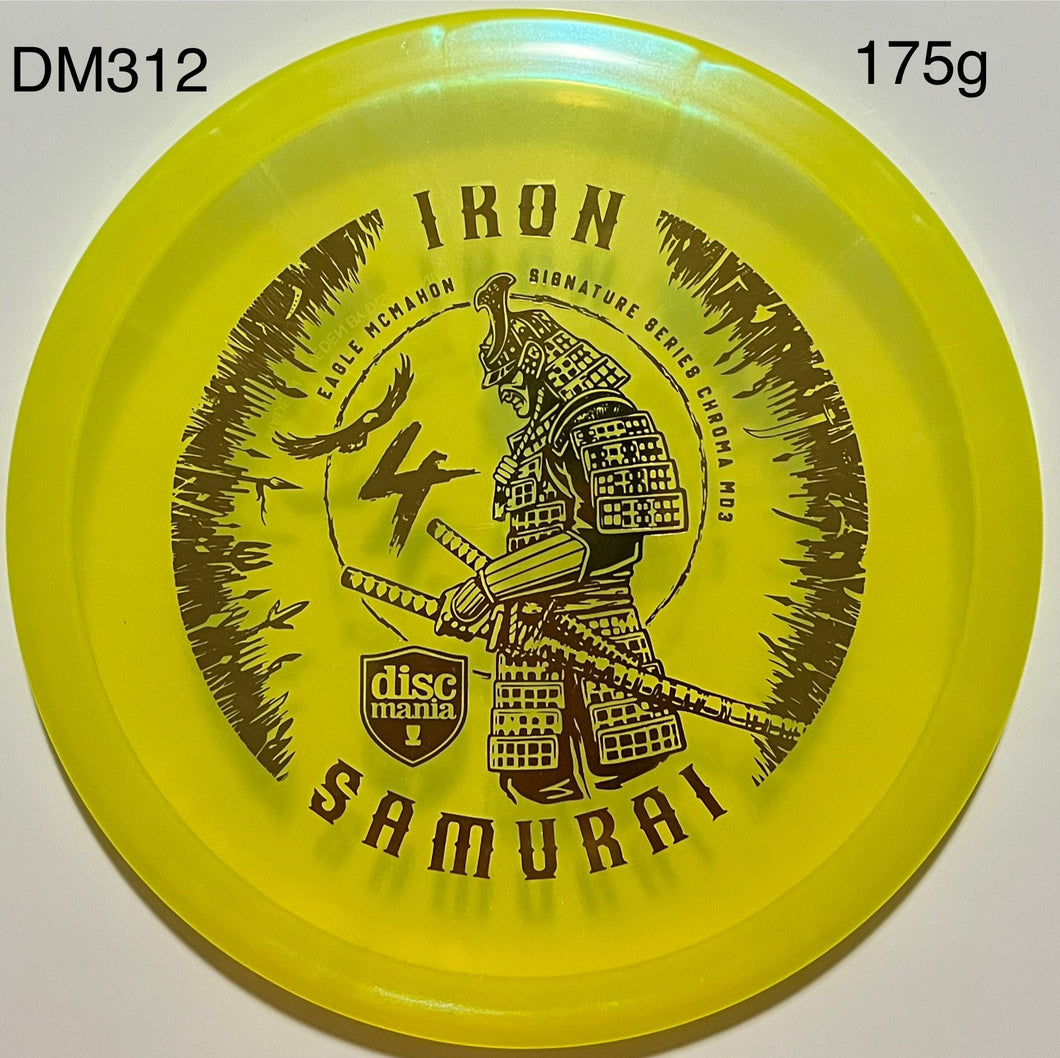 DiscMania Iron Samurai 4 - Eagle McMahon  Signature Series Chroma MD3