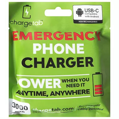 ChargeTab Emergency Phone Charger for USB-C Devices