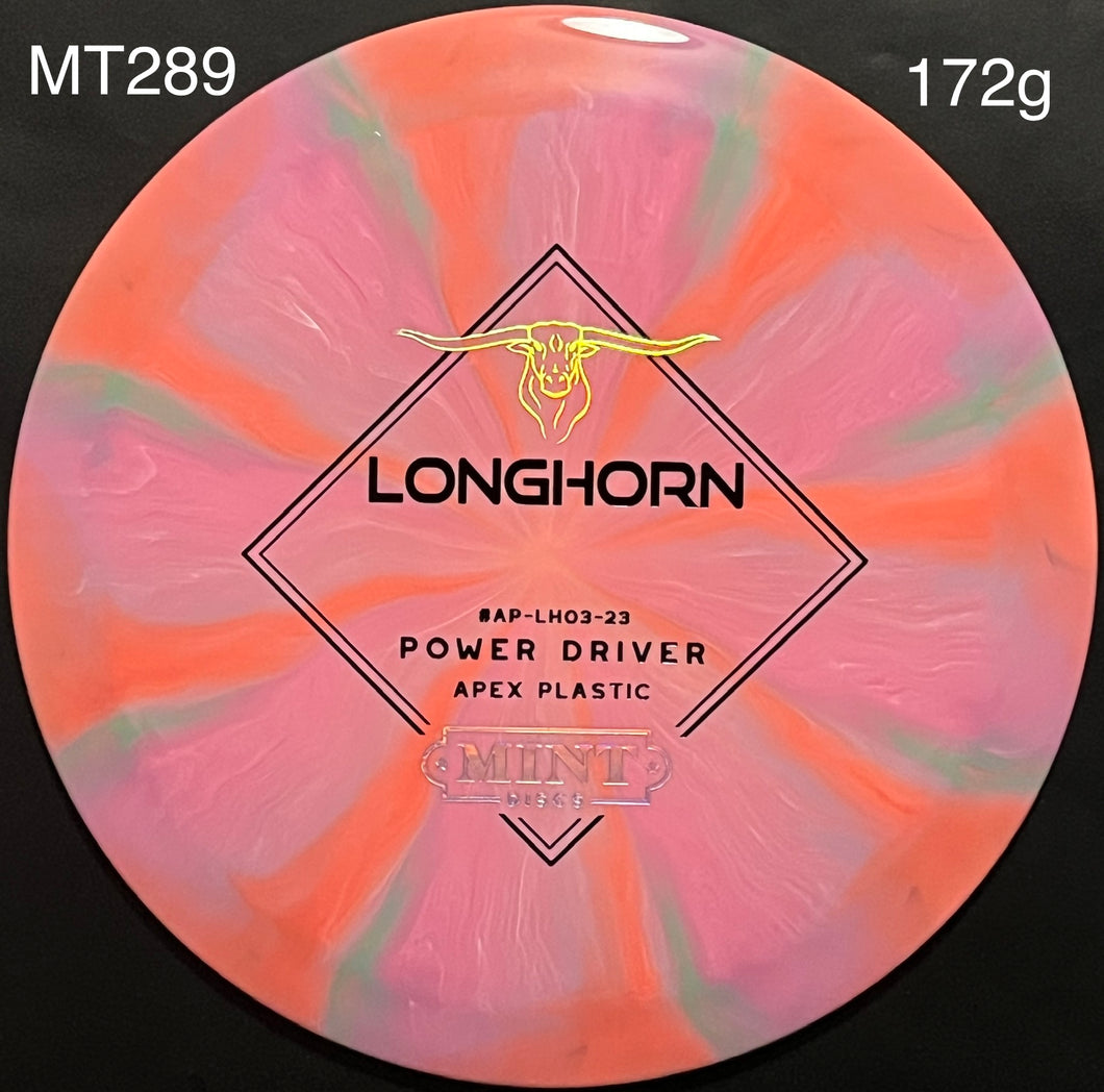 Mint Discs Longhorn - Swirly Apex Plastic