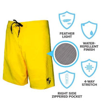 Load image into Gallery viewer, SA Co. Board Shorts - Solid Yellow
