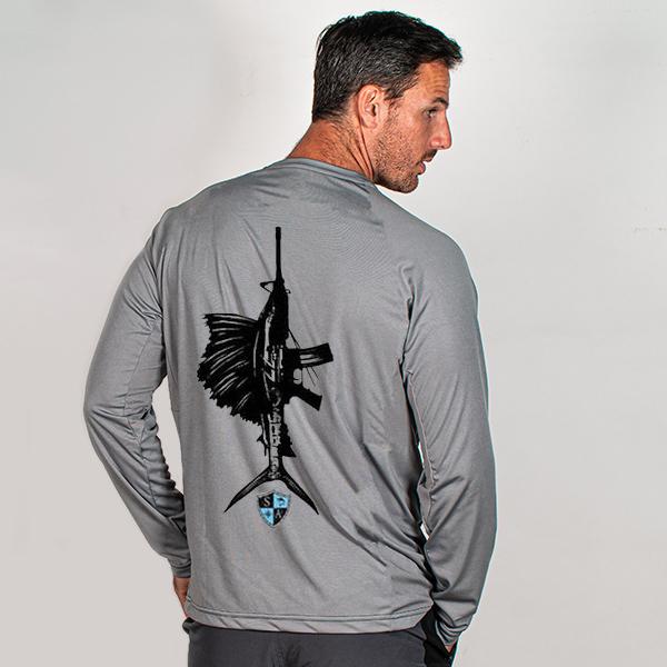 SA Co. Long Sleeve Performance Shirt - Game On - Grey