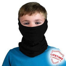 Load image into Gallery viewer, SA Co Kids Multi-Purpose Face Shield - Solid Black
