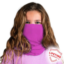 Load image into Gallery viewer, SA Co Kids Multi-Purpose Face Shield - Solid Light Purple
