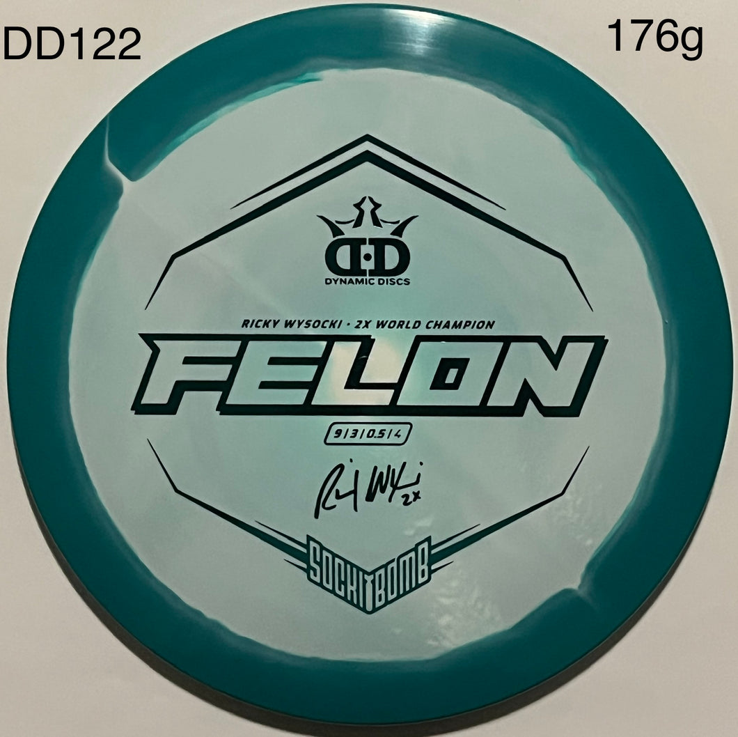 Dynamic Discs Fuzion Orbit Felon - Ricky Wysocki Sockibomb