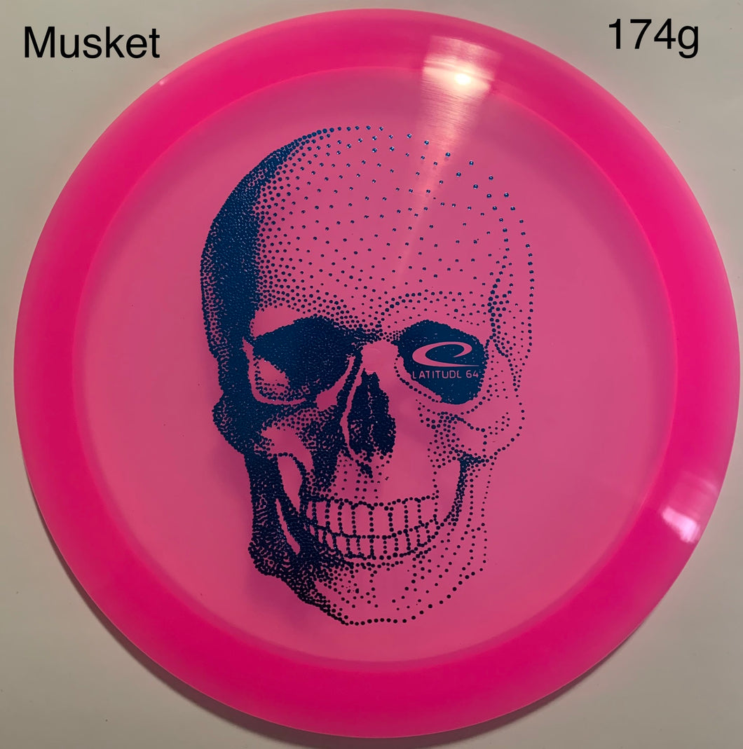 Latitude 64 Musket - Opto-X Plastic (Happy Skull)