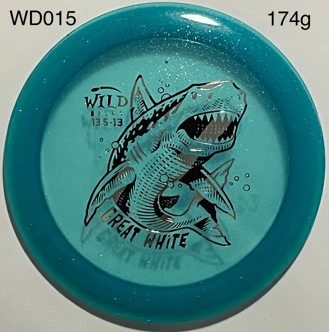 Wild Discs Great White - Meteor Plastic